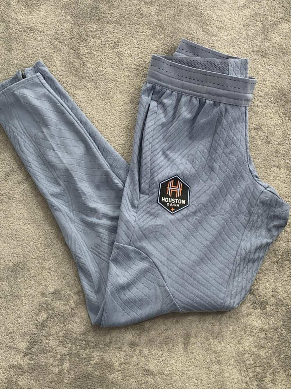 Nike Pants Mens Small Houston Dash Soccer Blue Joggers Training NWSL Workout Gym